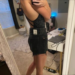 Size large urban outfitters black body suit!🖤